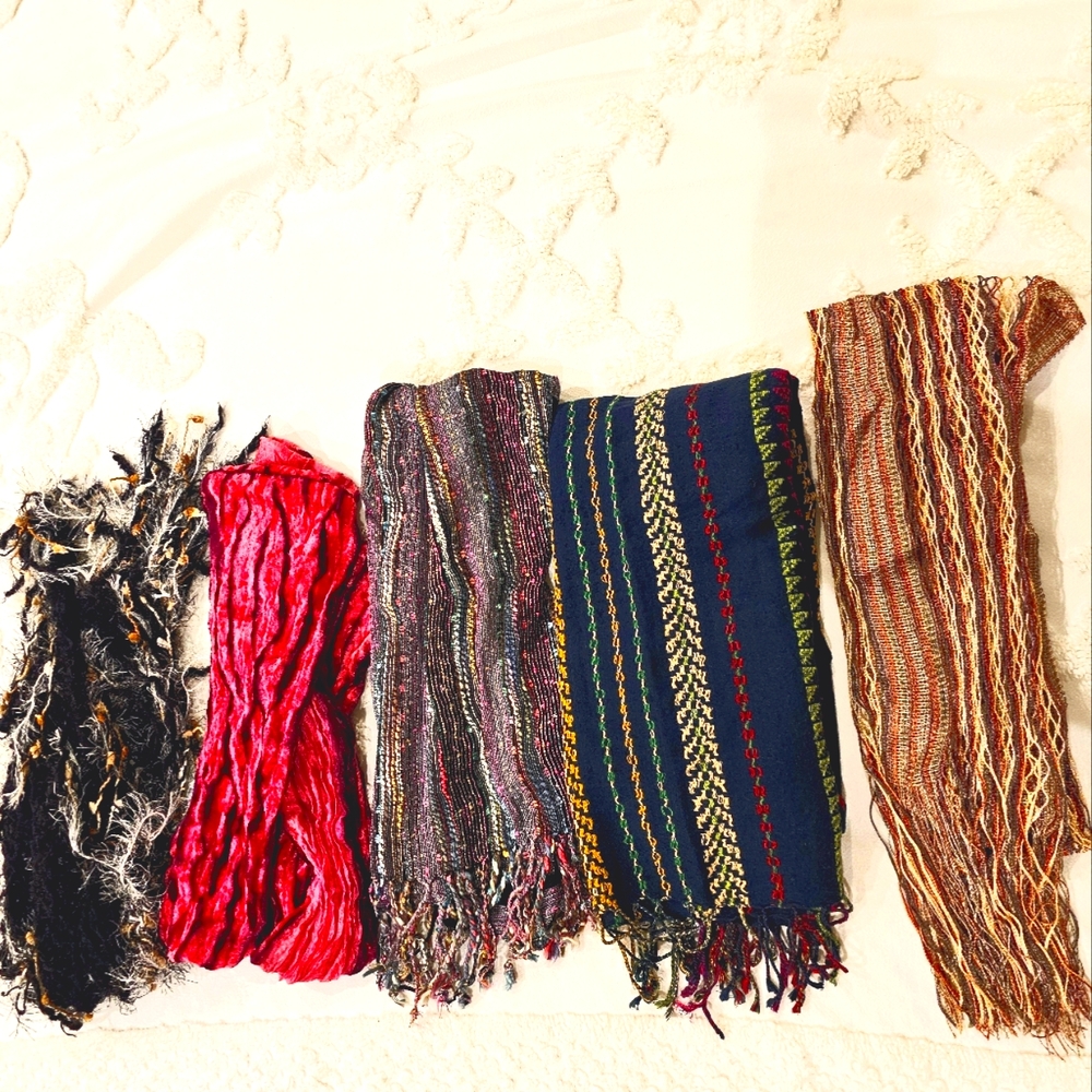 Colorful Bohemian Scarves Set